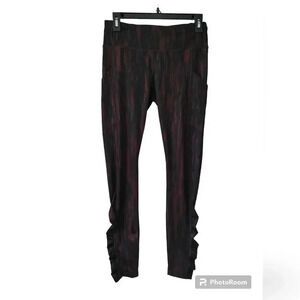 Lululemon Speed Tight IV Bordeau Luxtreme Leggings Womens Size 6 Black Burgundy